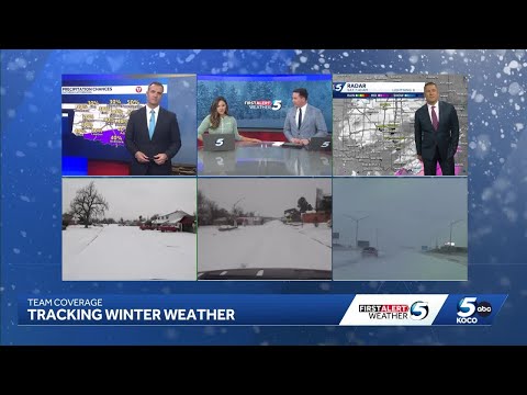 Oklahoma Winter Storm: Tracking snow and road conditions