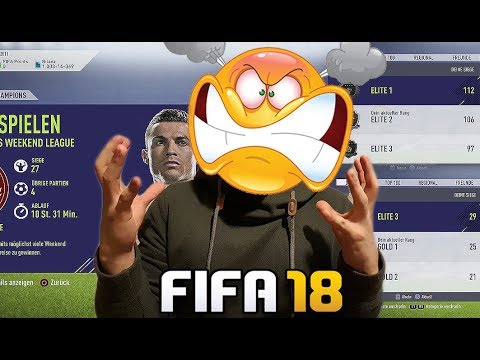 ICH DREHE NOCH DURCH!! 🤬😡 MEINE LETZTEN SPIELE UM DOPPEL-ELITE!! FIFA 18 RTG#112