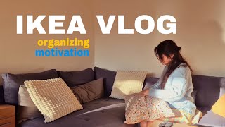 IKEA vlog  - make rental house more homey 🏠- organizing motivation - silent vlog