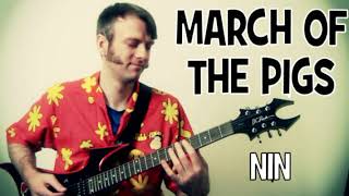 Nine Inch Nails March of the Pigs Guitar Chords Lesson & Tab Tutorial NIN