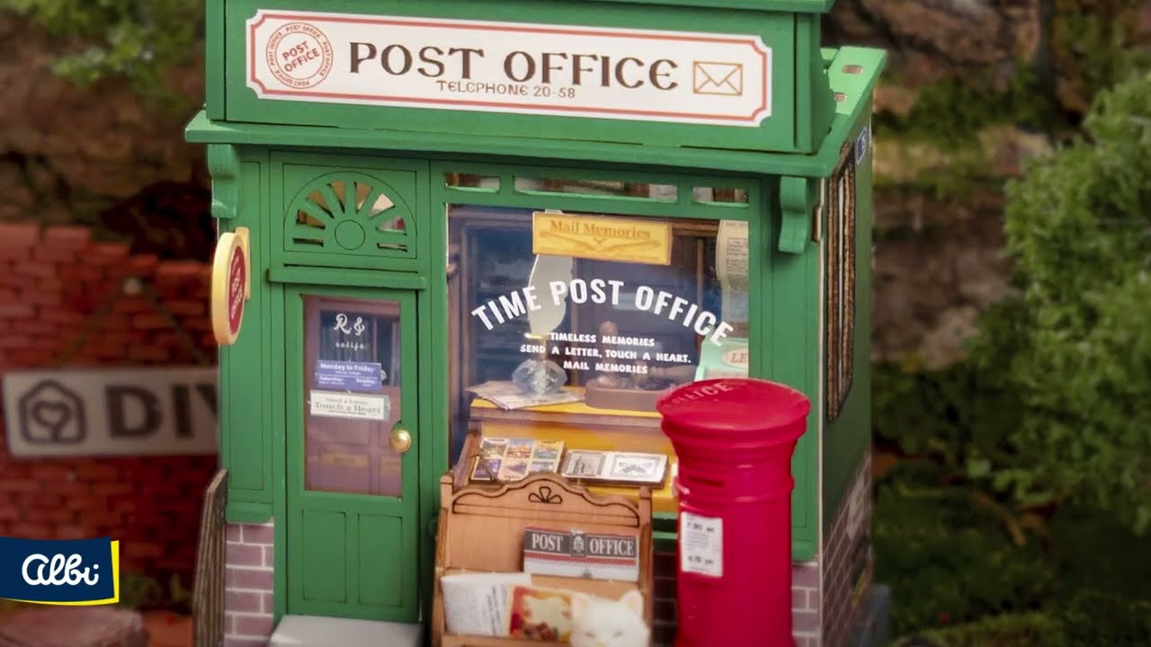 Drewniane modele 3D – Domek. Poczta