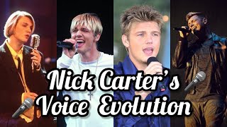 Nick Carter&#39;s Voice Evolution (1991-2022)