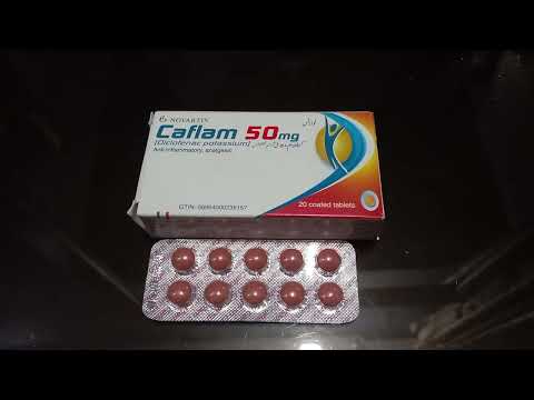 Caflam 50mg Tablet Uses & side effects in Urdu/Diclofenac potassium/Anti -inflammatory, analgesic