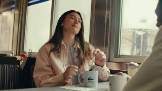 Lacoste We’ll have some coffee, croissants, and crocodile eggs