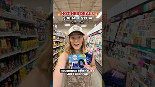 Two hot deals to save money on household items at HEB! 🙌🏼 #heb #deals #couponing #budget #save