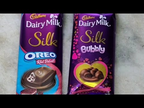 Cadbury Dairy Milk, Silk Oreo Red Velvet Vs Dairy Milk, Silk Bubbly.Which Is Your Favourite? 😋😋