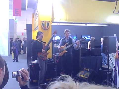Duelling basses at Frankfurt Musikmesse 2009