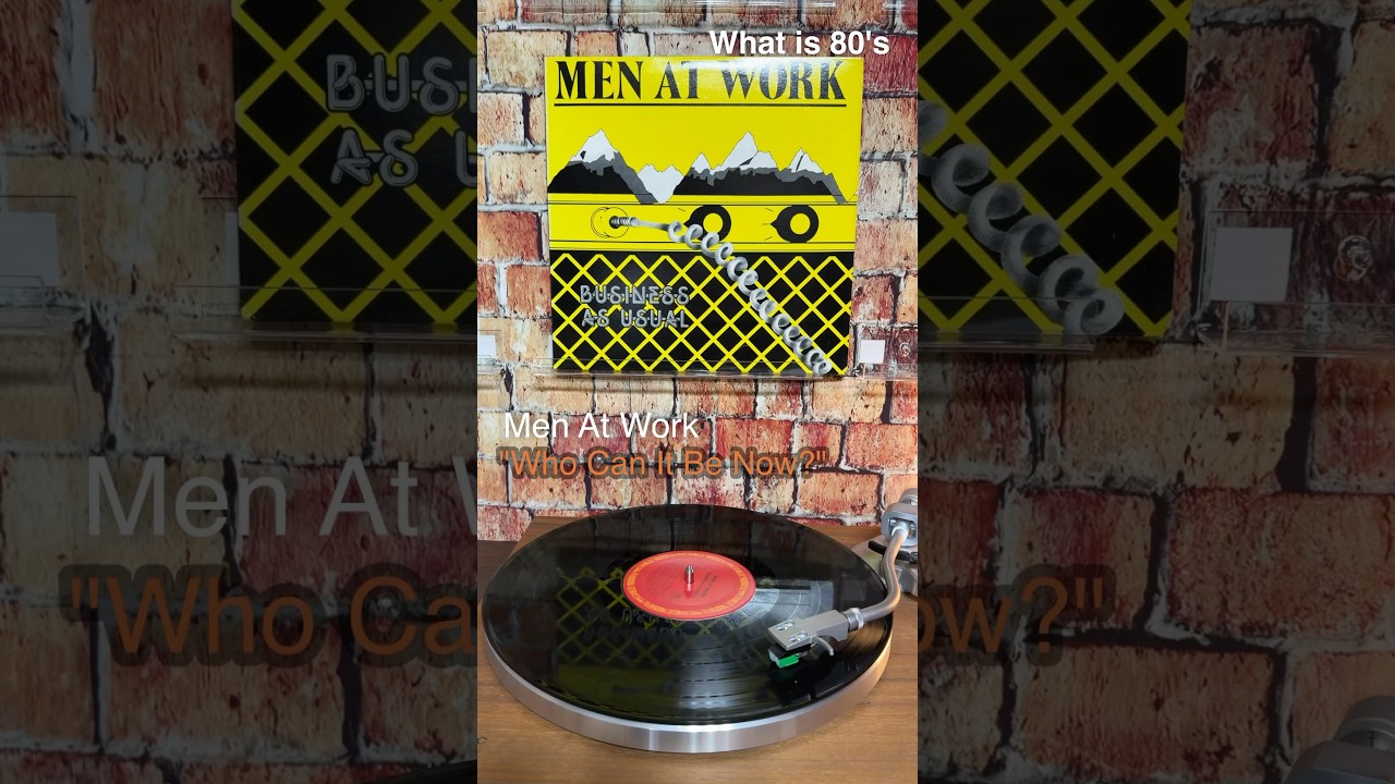 Men At Work "Who Can It Be Now?" #shorts #80年代洋楽 #80smusic #vinyls #レコード #recordcollection