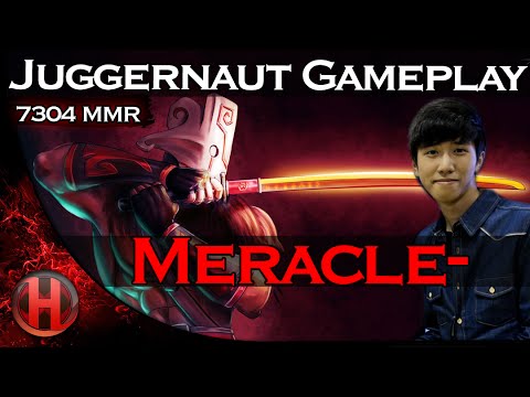 Meracle- 7304MMR Juggernaut Gameplay Dota 2