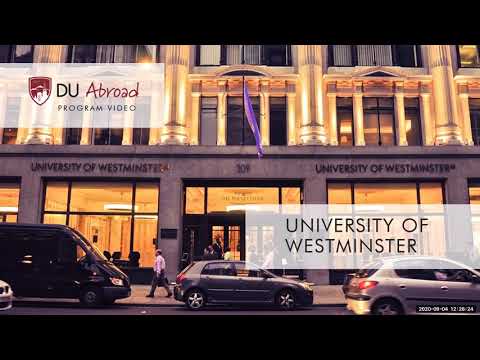 Program Video: University of Westminster