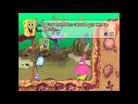Spongebob Squarepants Supersponge PS1 Walkthrough / Speedrun Stage 3 Acts 1 - 4