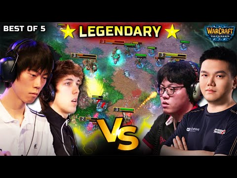MATCH OF THE YEAR - Grubby & Moon play a LEGENDARY 2v2 against TH000 & Fly100% - Warcraft 3