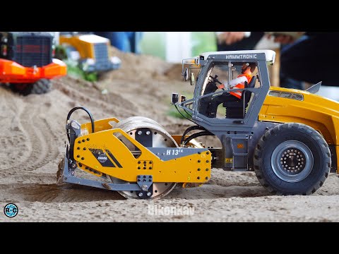 Detailed RC Lesu Racing 1:14 scale Hydraulic leveling roller H13i - MTC Osnabrück