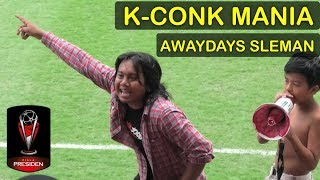 Download lagu Aksi K-Conk Mania AwayDays Sleman - Piala Presiden 2019 Madura United Vs PSS Sleman (2-0) mp3