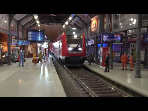 HO station diorama SBB ① - Railjet in Swiss