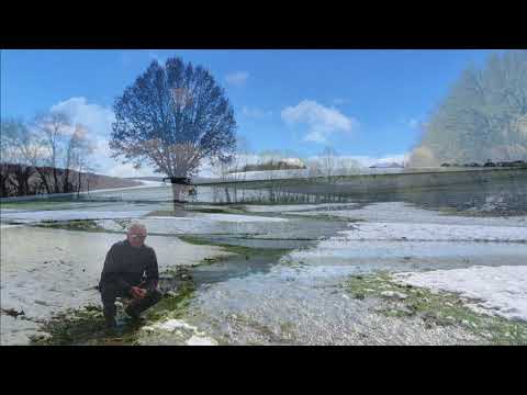 Große Schneeschmelze am 9. April 2022 in Eisingen