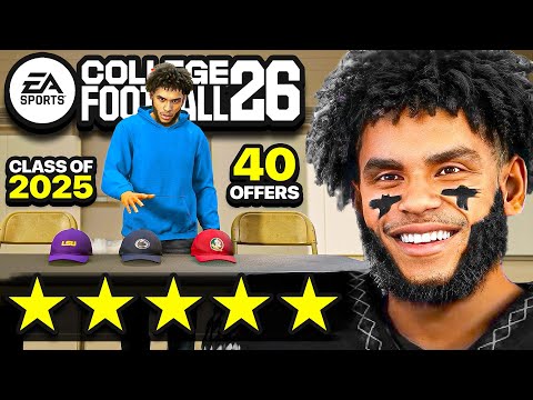I Created The GREATEST High School Player EVER! (CFB 26 ROAD TO GLORY EP. 1)