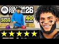 I Created The GREATEST High School Player EVER CFB 26 ROAD TO GLORY EP 1
