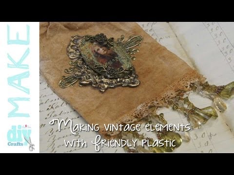 How to make a vintage filagree with Friendly Plastic