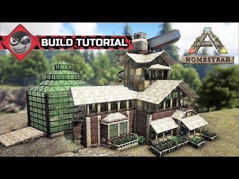 Ark Survival Evolved: How to build a base - Mansion build tutorial (Homestead update)