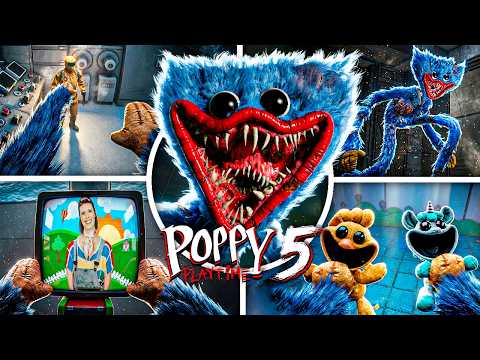 Poppy Playtime Chapter 5 - Play As Huggy Wuggy (All Memories Scenes)