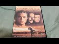 LEGENDS OF THE FALL DVD Overview