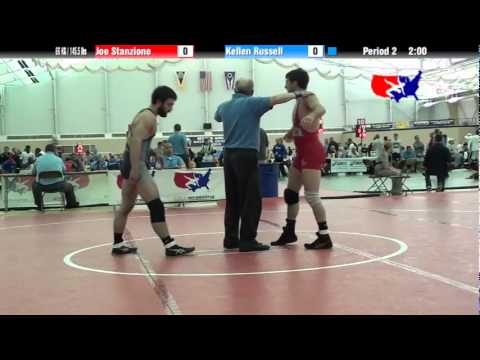 University Nat`ls FS  66 KG / 145.5 lbs: Joe Stanzione vs. Kellen Russell