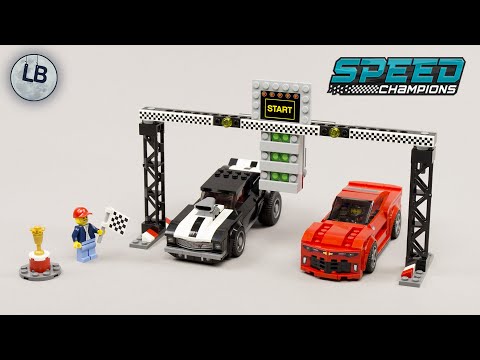 Vidéo LEGO Speed Champions 75874 :  La course des Chevrolet Camaro