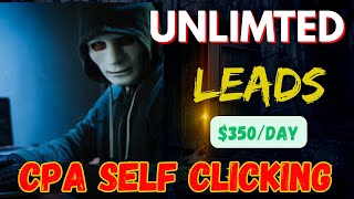 CPA Marketing Self Clicking Generate Unlimited Leads With Golex AI: $305/Day