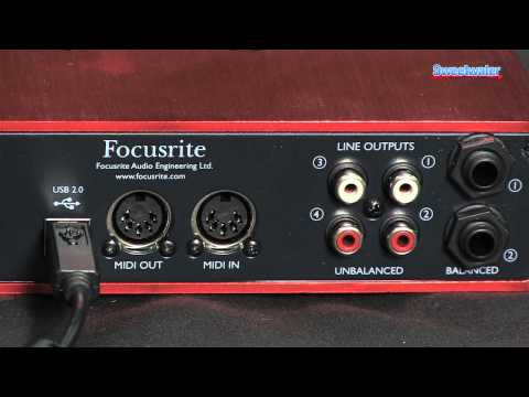 Focusrite Scarlett 2i4 Audio Interface Overview - Sweetwater Sound
