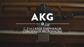 Video thumbnail for AKG C214 Large Diaphragm Condenser Microphone | Reverb Demo Video by Reverb