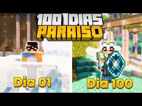 SOBREVIVI 100 DIAS NO PARAÍSO DO MINECRAFT - O FILME