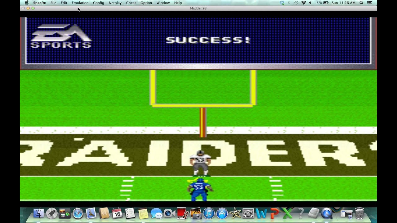 Madden '98 - Rush QB Drill