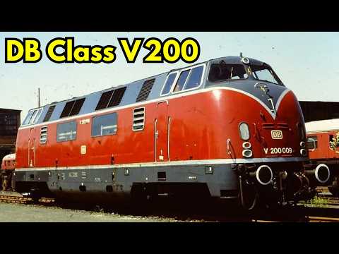 DB Class V 200: Was This Germany’s Most Stylish Diesel Locomotive Ever? #DB #v200 #fyp #germany