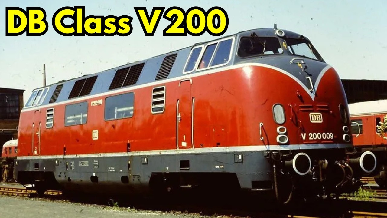 DB Class V 200: Was This Germany’s Most Stylish Diesel Locomotive Ever? #DB #v200 #fyp #germany