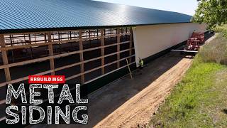 Installing Metal Siding on the BIGGEST Building