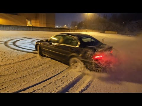 Bmw E46 330xi 2005 Snow drift donut ❄️🇩🇪🚀