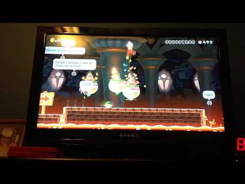 Super Mario Maker - Bowser Junior Boss Fight