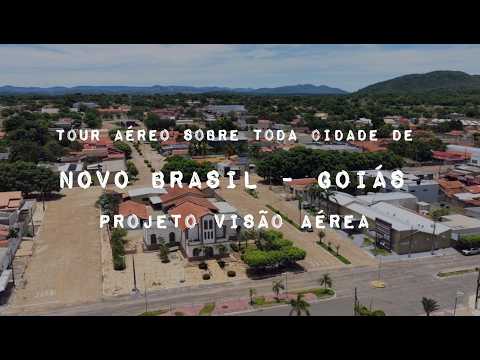 NOVO BRASIL GOIÁS, PROJETO VISÃO AÉREA - TOUR AÉREO SOBRE TODA CIDADE.