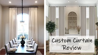 Affordable Custom Curtains - Ikiriska Custom Curtain & The Curtain Rod Shop Review - Pinch Pleat