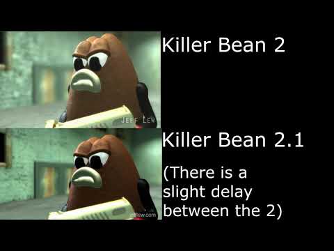 Killer Bean 2 & Killer Bean 2.1 Comparison (made in like a few minutes lol)
