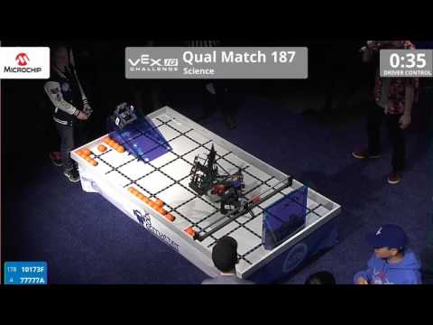 VEX Worlds 2016 - VEXIQ Middle School - Science - Qual 187 (10173F 77777A) 167