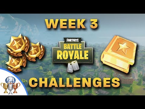 Fortnite Battle Royale - How to Complete All Week 3 Challenges Including Snobby Shores Treasure Map