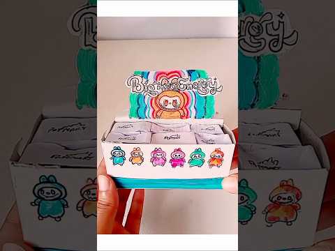 Labubu Biginto energy mini blind box unboxing|| handmade #unboxing  #labubu #blindbox