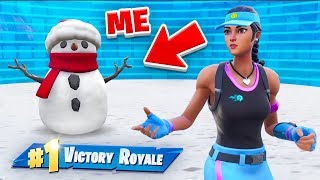 being a snowman all game...