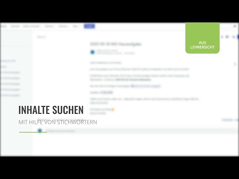 e-learning mit Confluence Cloud: Inhalte suchen mit Hilfe von Stichwörtern