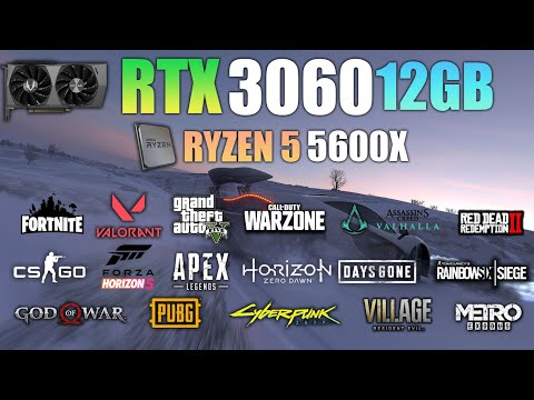 Computador PC Gamer Nível 60 / Amd Ryzen 5600X / Nvidia RTX 3060 / 16 Ram DDR4 3000mhz / Fonte PFC Ativo Bivolt