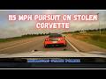 HIGH SPEED PURSUIT ON STOLEN CORVETTE Arkansas State Police End 115 Mph Pursuit W PIT Maneuver