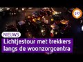 Vrolijke boel: trekkers op lichtjestour door Ermelo en Putten