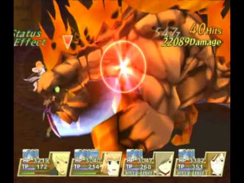 Tales of the Abyss: Boss 16: Fyr Bronc (Default CC-No Free Run-No items-No death-Hard)